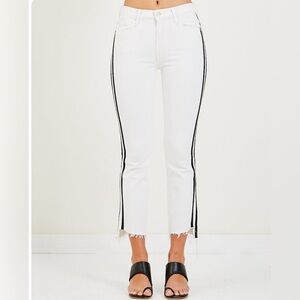 MOTHER Insider Crop Step Fray Whipping The Racer